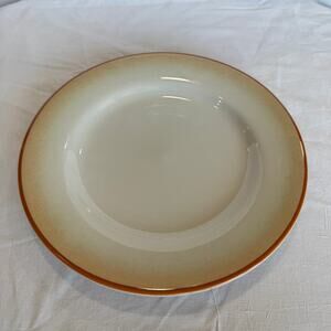 Jackson Dinner Plate Restaurantware Ambre Orange to Brown Rim 9.75"
